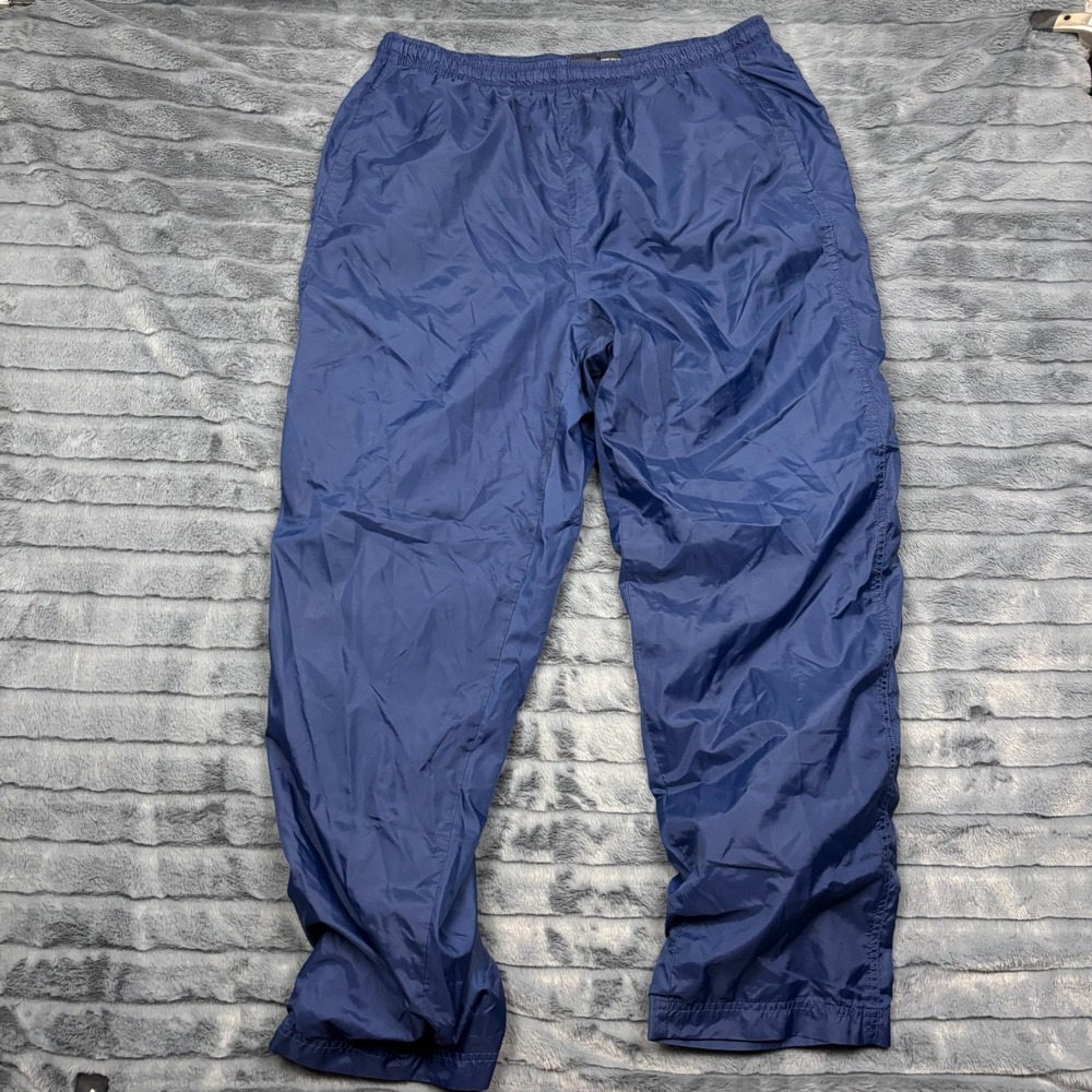 Foot Locker Vintage Mens XL Navy Blue Nylon Windbreaker Track Pants RN 69778‎